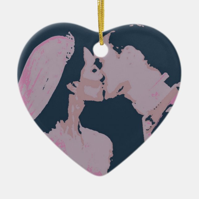 Ornement En Céramique Cadeaux de mariage royal/Kate & William (Devant)