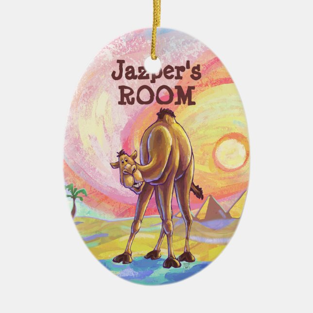 Ornement En Céramique Cadeaux et Accessoires Camel (Devant)