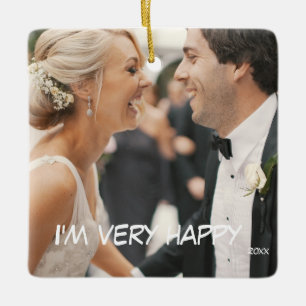 Ornement En Céramique Cadeaux fiançailles pour les couples 2024 Noël