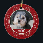 Ornement En Céramique Cadre photo - Animaux de compagnie bébé enfant ou<br><div class="desc">Si vous téléchargez votre photo et qu'elle ne correspond pas,  cliquez sur le bouton CUSTOMISER CETTE image. Cela peut prendre un peu de patience,  mais vous pouvez bouger et redimensionner votre photo. Vous pouvez également modifier et déplacer le type !</div>