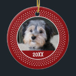 Ornement En Céramique Cadre photo - Animaux de compagnie bébé enfant ou<br><div class="desc">Si vous téléchargez votre photo et qu'elle ne correspond pas,  cliquez sur le bouton CUSTOMISER CETTE image. Cela peut prendre un peu de patience,  mais vous pouvez bouger et redimensionner votre photo. Vous pouvez également modifier et déplacer le type !</div>
