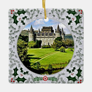 Ornement En Céramique Campbell Clan's Inveraray Castle Xmas