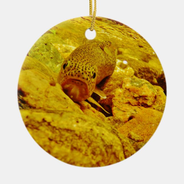 Ornement En Céramique Canal en flux (Devant)