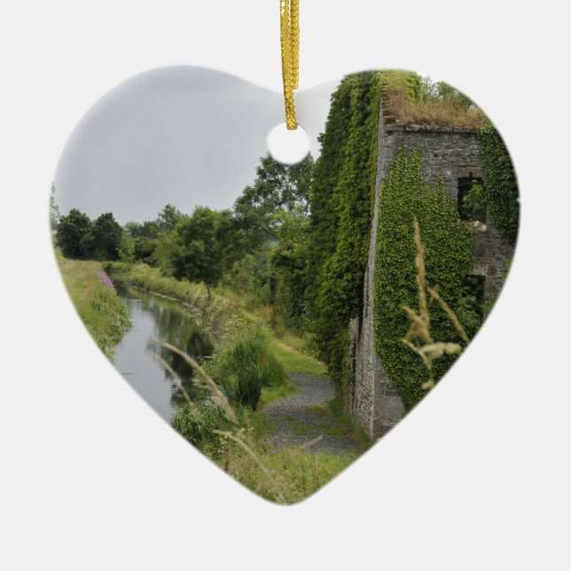 Ornement En Céramique Canal irlandais (Devant)