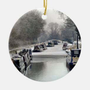 ORNEMENT EN CÉRAMIQUE CANAUX