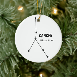 Ornement En Céramique cancer