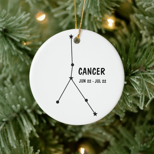 Ornement En Céramique cancer (Arbre)
