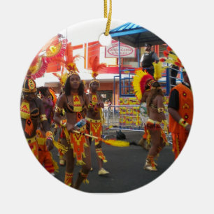 Ornement En Céramique Carnaval du Trinidad
