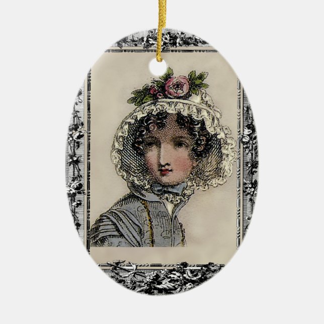 Ornement En Céramique Caroline (Devant)