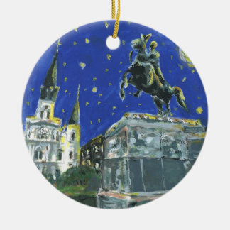 Ornement En Céramique Carré Starry Night Jackson
