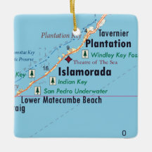 Carte de la Floride d'Islamorada