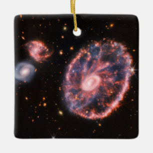 Ornement En Céramique Cartwheel Galaxy JWST James Webb Télescope spatial