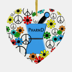 Ornement En Céramique Cas d'iPhone et d'électronique de PharmD