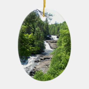 Ornement En Céramique CASCADE dans l'OR