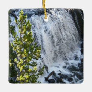 Ornement En Céramique Cascade de Yellowstone