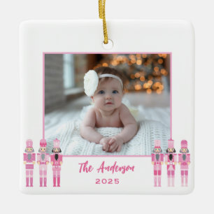 Ornement En Céramique Casse-noisette rose