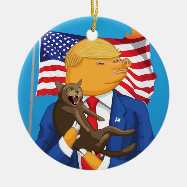 Ornement En Céramique Catastrophe américaine (Devant)