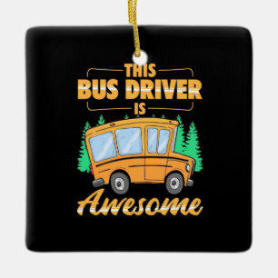 Ornement En Céramique Ce Pilote De Bus Est Super
