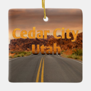 Ornement En Céramique Cedar City
