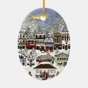 Ornement En Céramique Célébration des vacances dans Leavenworth