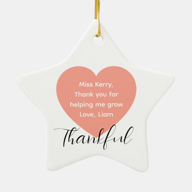 Ornement En Céramique Certified Calm Down Crew Member | Inclusion  (Dos)