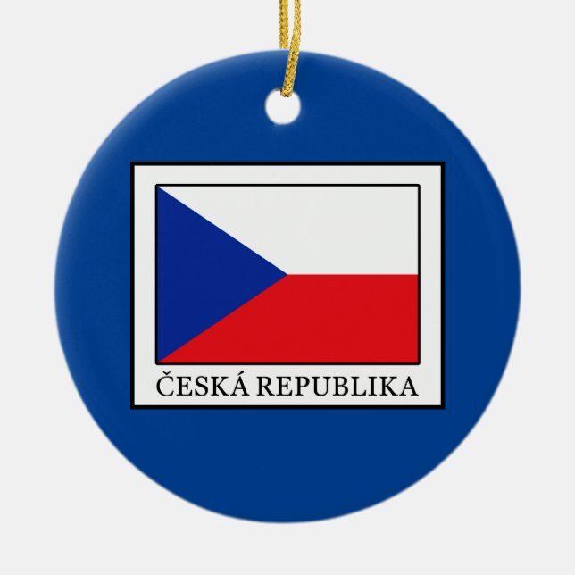 Ornement En Céramique Ceska Republika (Devant)