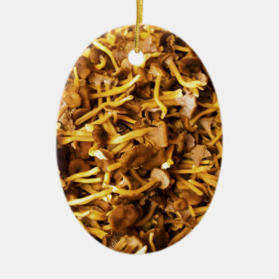 Ornement En Céramique Chanterelles à l'hôtel de marché de Hakaniemi