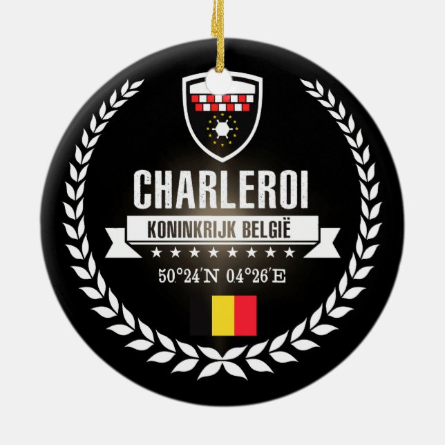 Ornement En Céramique Charleroi (Dos)