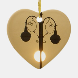 Ornement En Céramique Charme victorien : Posts Vintage Streetlight