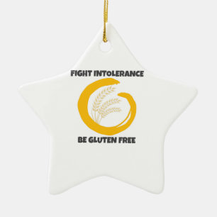 Ornement En Céramique Chemise sans gluten Lutter contre l'intolérance So