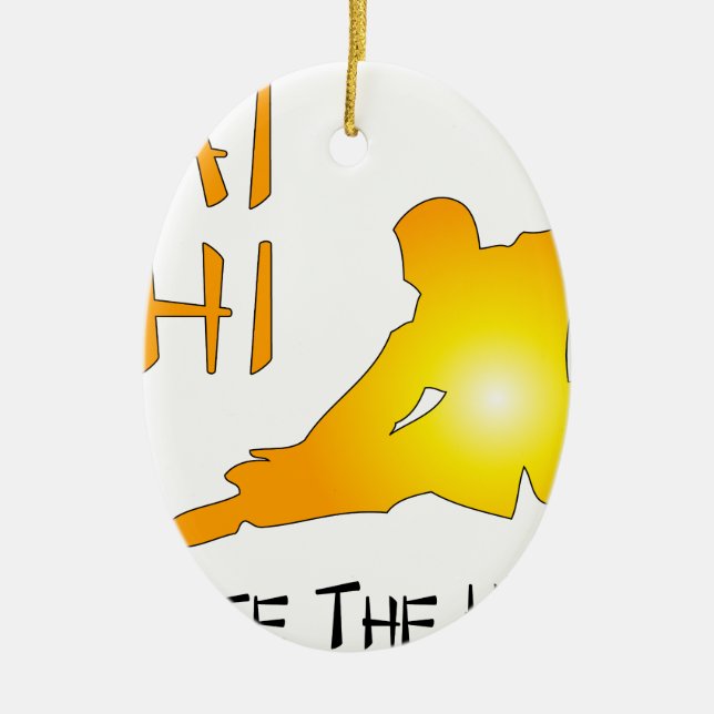 Ornement En Céramique Chi de Tai - cultivez l'harmonie (Devant)