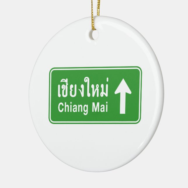Ornement En Céramique Chiang Mai en tête ⚠ route de la Thaïlande ⚠ (Gauche)