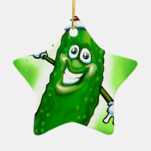 Ornement En Céramique Chicket de Noël