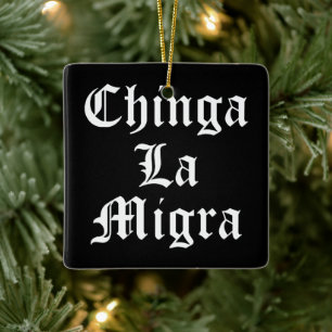 Ornement En Céramique Chinga LA Migra