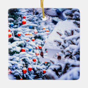 Ornement En Céramique Christmas Idyll éblouissant