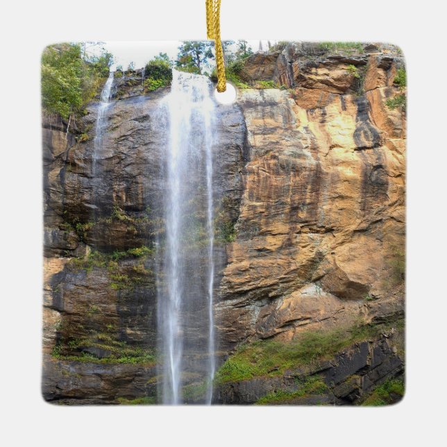 Ornement En Céramique Chuchotements de Toccoa Falls (Devant)