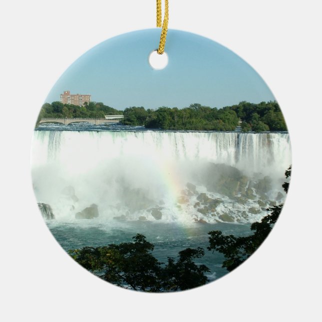 Ornement En Céramique Chutes du Niagara (Devant)
