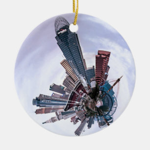 Ornement En Céramique Cincinnati avec une rotation !