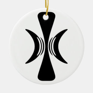 Ornement En Céramique Cinq doigts de la main d'Eris