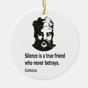 Ornement En Céramique Citation De Confucius
