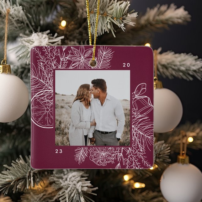 Ornement En Céramique Citrus et épices | Photo élégante (Créateur téléchargé)