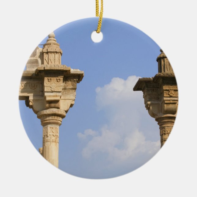 Ornement En Céramique City Palace, Udaipur, Rajasthan, Inde 2 (Devant)