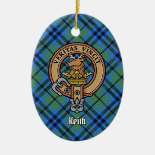 Ornement en céramique Clan Keith Crest
