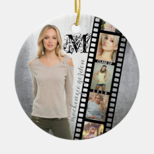 Ornement En Céramique Classe de cadre de photo de diplômé de portrait de