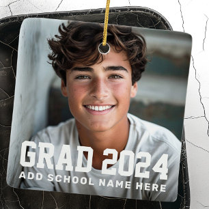 Ornement En Céramique Classe de licence de photographie du nom de l'anné