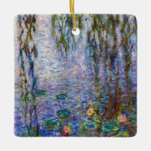 Ornement En Céramique Claude Monet - Nymphéas