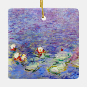 Ornement En Céramique Claude Monet - Nymphéas