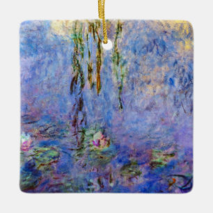 Ornement En Céramique Claude Monet - Nymphéas