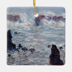 Ornement En Céramique Claude Monet - Tempête au large de la côte de Bell