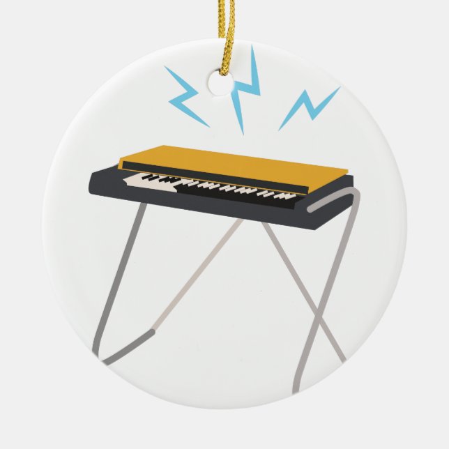 Ornement En Céramique Clavier (Devant)